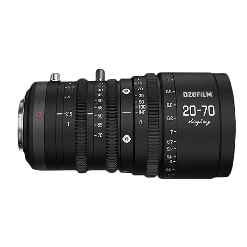 Linglung 20-70mm T2.9 MFTマウント パーフォーカル フィート表示 DZO-L207029