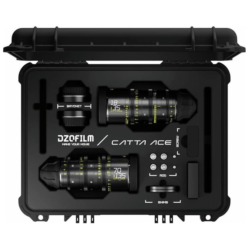 Catta Ace Zoom シネマズームレンズ バンドル PL/EFマウント18-35mm&75-135mm T2.9 ブラック 保護ケース付 DZO-FFCattaA2-BUNDLE