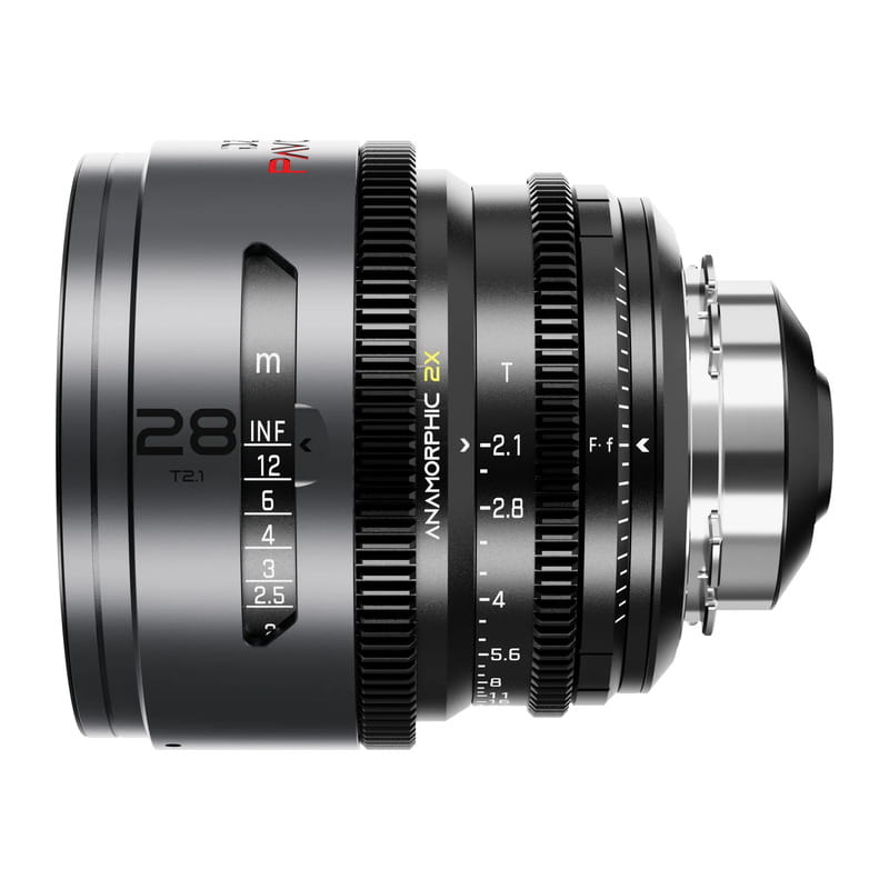 Pavo 2x アナモルフィックプライム 28mm T2.1 ニュートラルコーティング PL&EF マウント メートル表示 DZO-PA2821PLMN