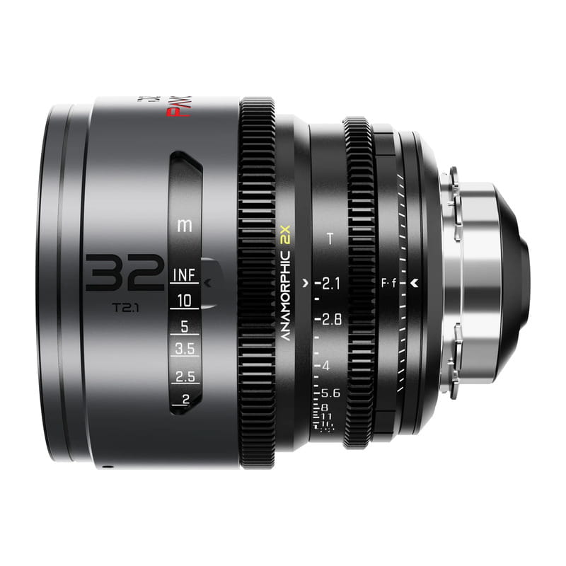 Pavo 2x アナモルフィックプライム 32mm T2.1 ニュートラルコーティング PL&EF マウント メートル表示 DZO-PA3221PLMN