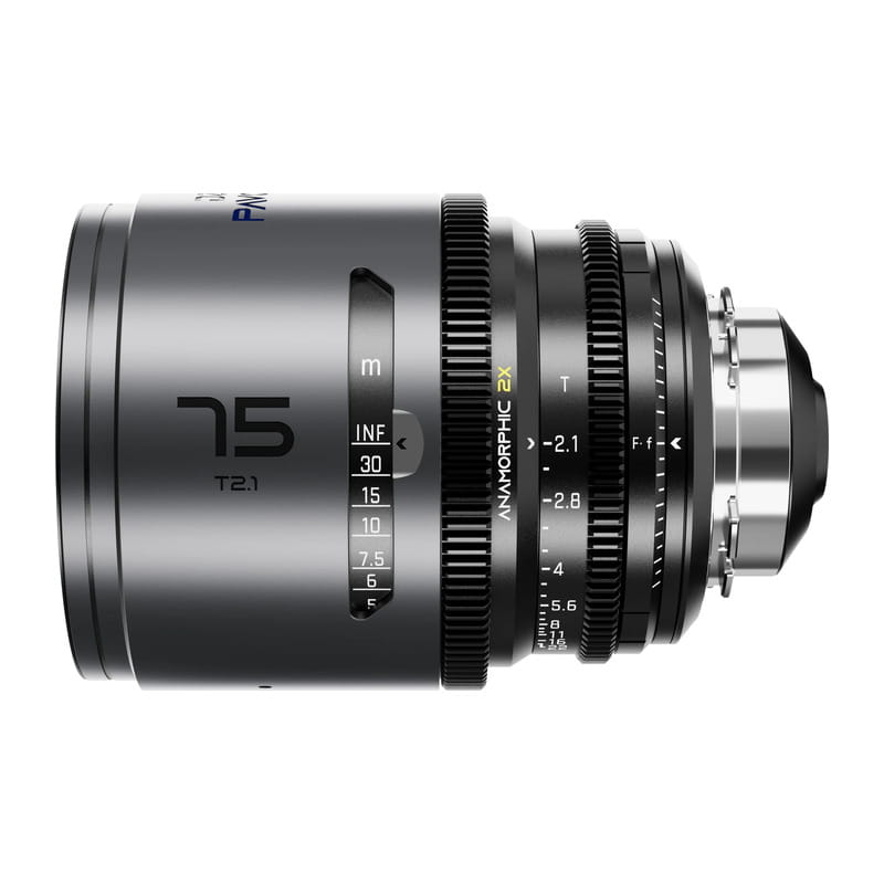Pavo 2x アナモルフィックプライム 75mm T2.1 ブルーコーティング PL&EF マウント メートル表示 DZO-PA7521PLMB