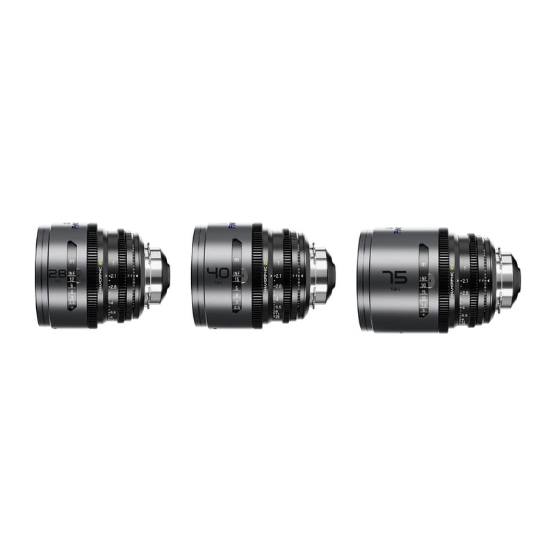Pavo 2x アナモルフィックプライム A セット ブルーコーティング PL&EF マウント メートル表示 DZO-PAA3PLMB