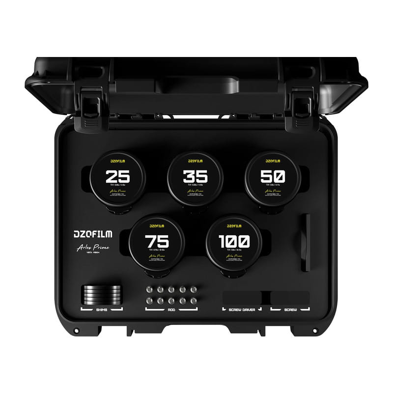 Arles Prime 25/35/50/75/100mm FF/VV T1.4 プライムシネレンズ(PLマウント/メートル表記) DZO-SAP5A25MPL
