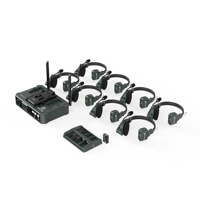 Hollyland Solidcom C1-HUB8S [9-person Intercam with HUB  Remote Headset ]｜フジヤカメラ
