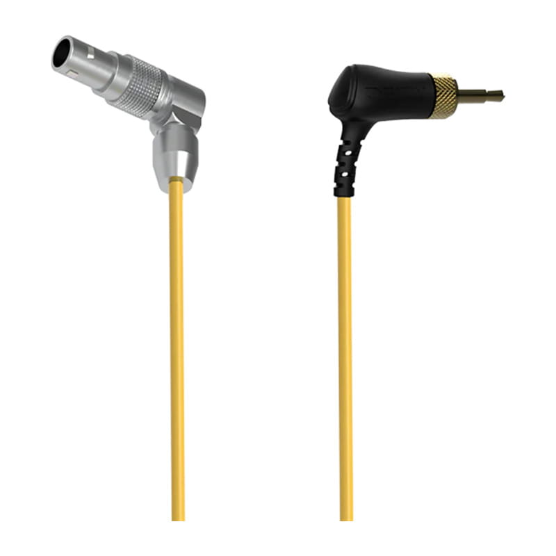 C20 Locking 3.5mm TRS to Right-Angle 5-Pin LEMO Timecode Cable DTS0308D64