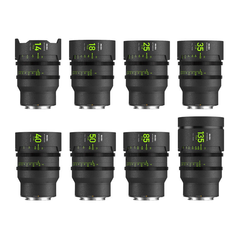 ATHENA PRIME LENS 8本セット E-Mount No drop-in-Mount (14/18/25/35/40/50/85/135mm)