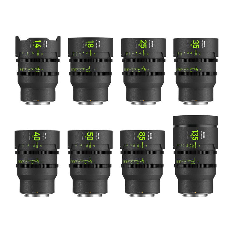 ATHENA PRIME LENS 8本セット G-Mount No drop-in-Mount (14/18/25/35/40/50/85/135mm)