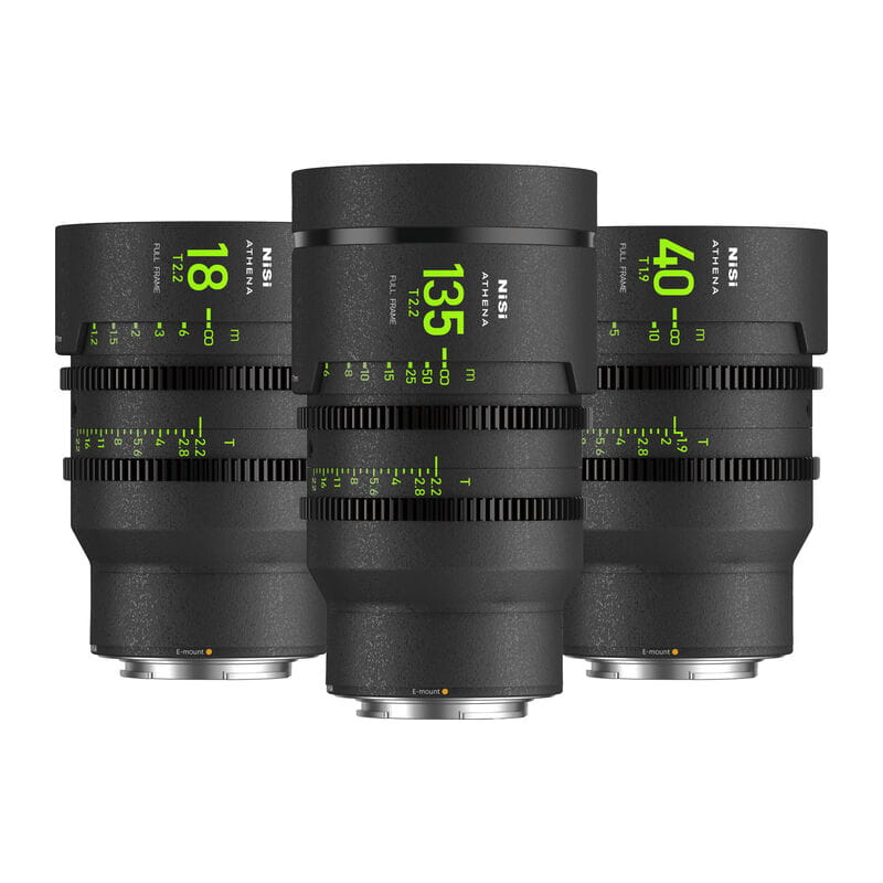ATHENA PRIME LENS 3本セット E-Mount No drop-in-Mount (18/40/135mm)