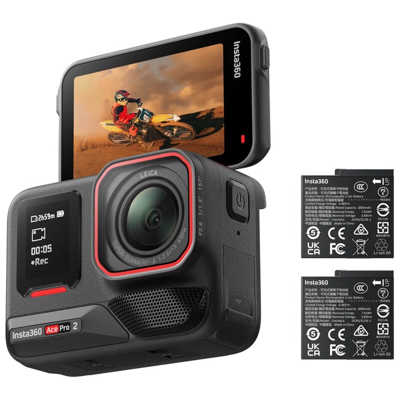 Insta360 Ace Pro 2 デュアルバッテリーバンドル CINSBBGA-DB