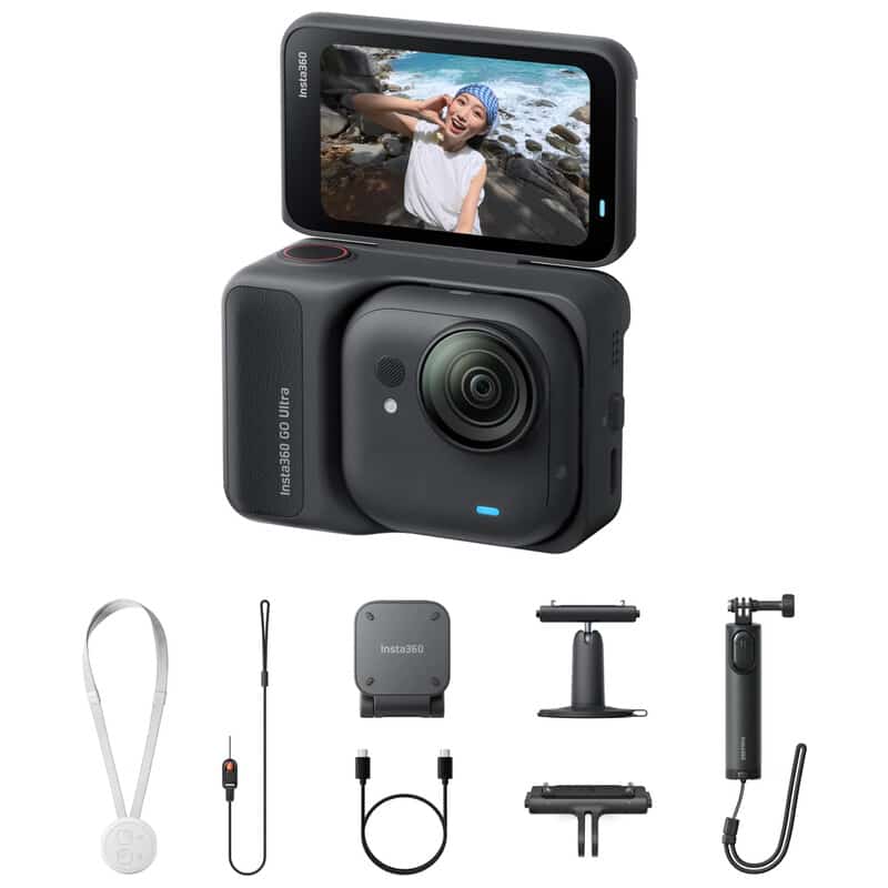 Insta360 GO Ultra クリエイターキット ミッドナイトブラック CINSABEA-GO Ultra06