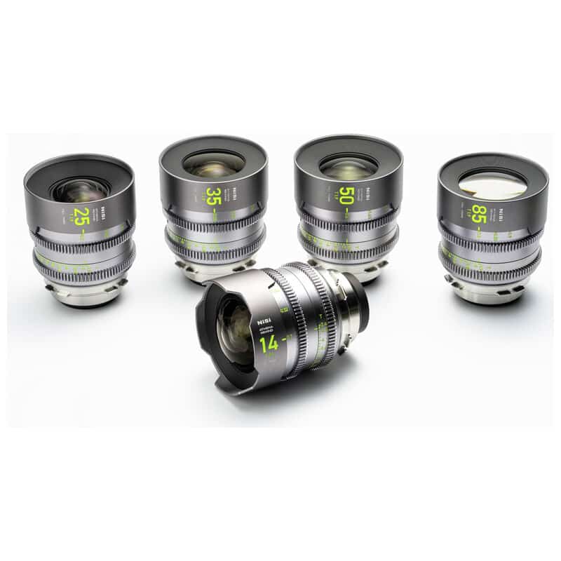 NiSi ATHENA REWIND レンズセット PL-Mount (14mm/25mm/35mm/50mm/85mm