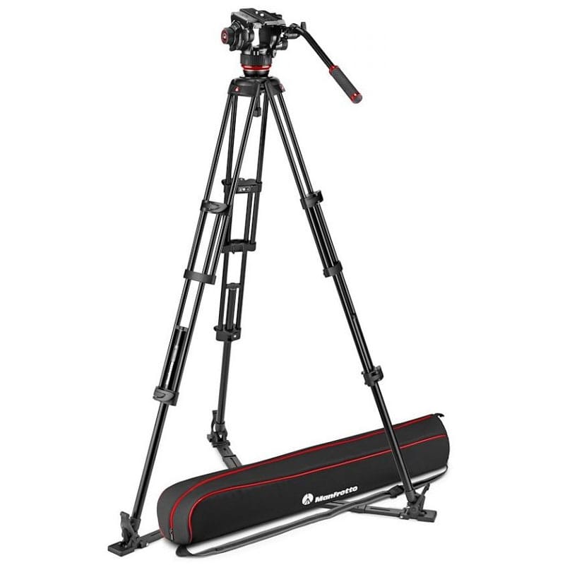 Manfrotto (マンフロット) 504Xビデオ雲台+アルミツイン三脚GS MVK504XTWINGA｜三脚 (Tripods)｜フジヤ