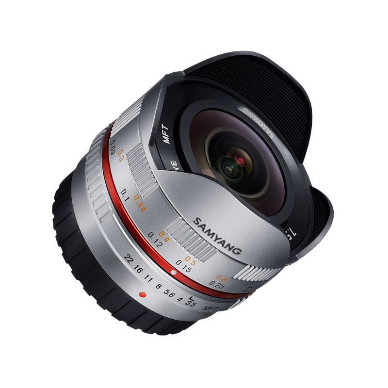 7.5mm F3.5 FISH-EYE マイクロフォーサーズマウント シルバー
