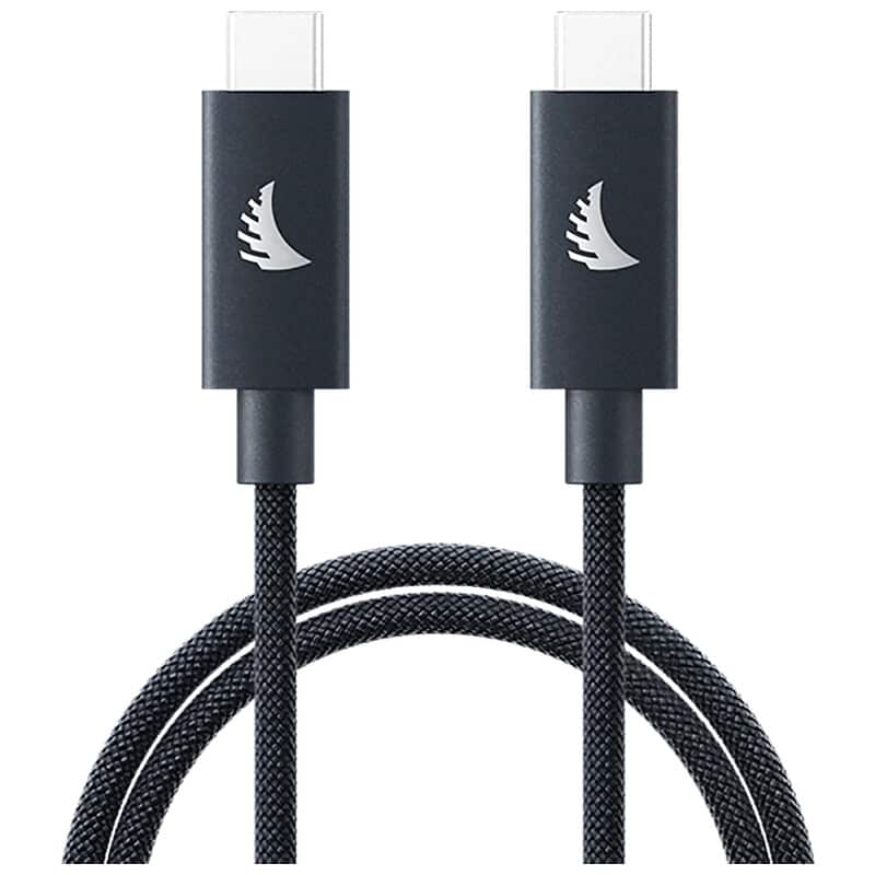 USB-C 4.0 Solid Flex Cable Blue Gray 1 m UC4SFBG100