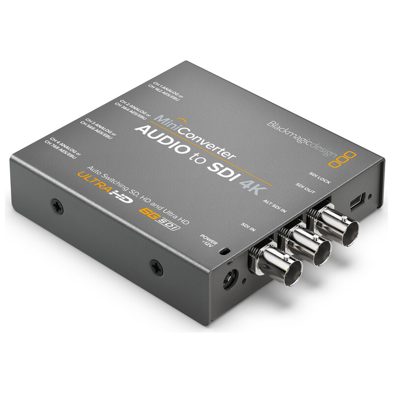 Mini Converter Audio to SDI 4K
