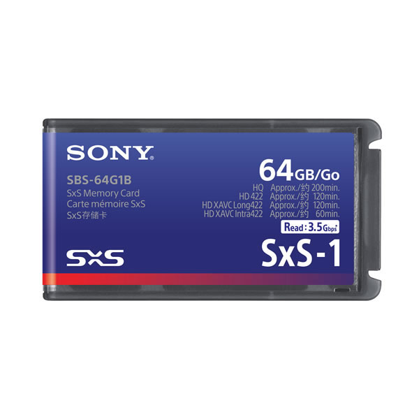 SBS-64G1B [SXSメモリーカード SxS-1 64GB]