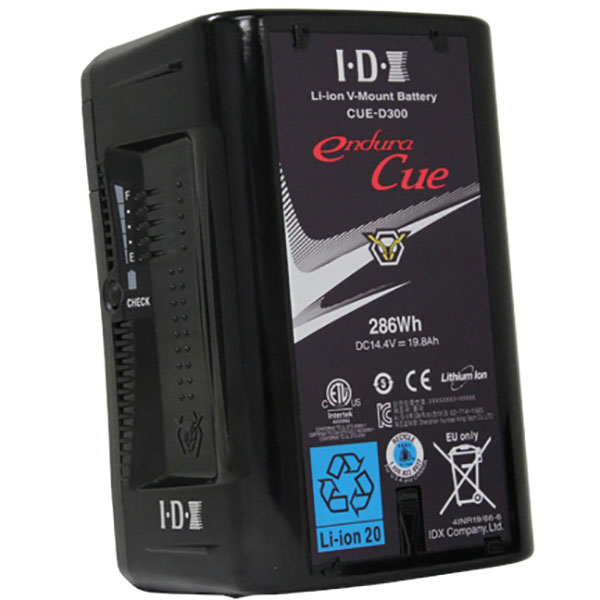 CUE-D300 Vマウントタイプリチウムイオンバッテリー