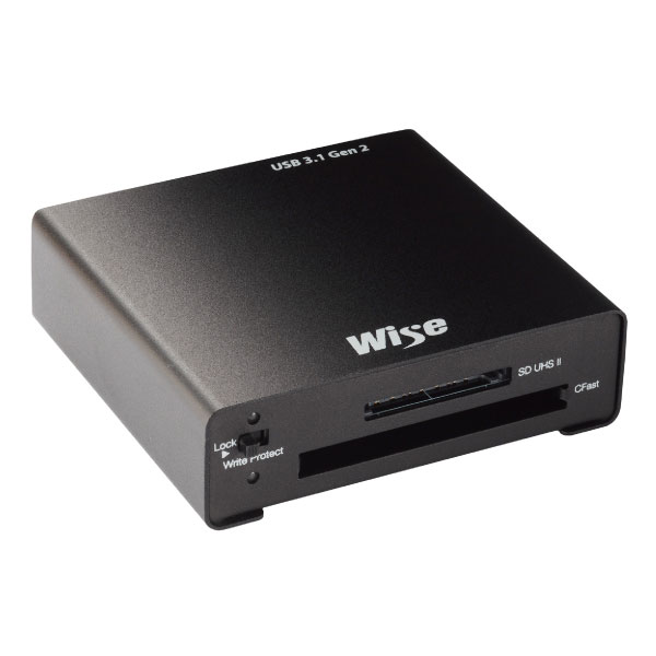 AMU-WA-CRS08 [Wise CSD2 コンボカードリーダー USB 3.1 Type-C]