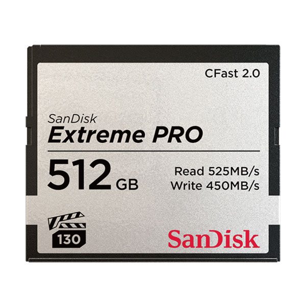 SDCFSP-512G-J46D [CFast2.0カード 512GB Extreme Pro]