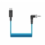 スクリューロック式 3.5 mm TRS - USB-C カールケーブル CL 35 USB-C