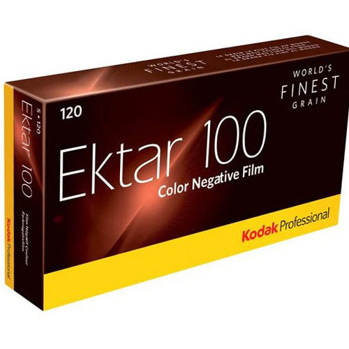 プロフェッショナル エクター100 PROFESSIONAL EKTAR 100 Film 120-5本 カラーネガフィルム
