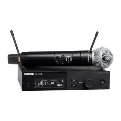 Beta58Aハンドヘルド型送信機ワイヤレスシステム SLXD24J/B58-JB