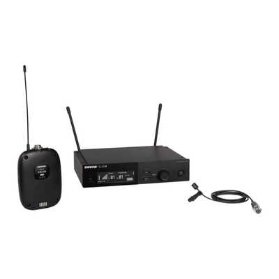 SLXD1ボディーパック型送信機、WL93無指向性ラベリアマイクロホンワイヤレスシステム SLXD14J/93-JB