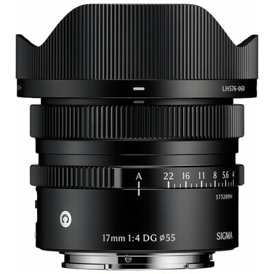 Sigma 17mm F4 DG | Contemporary ソニーEマウント ブラック（2026年2月19日発売予定）