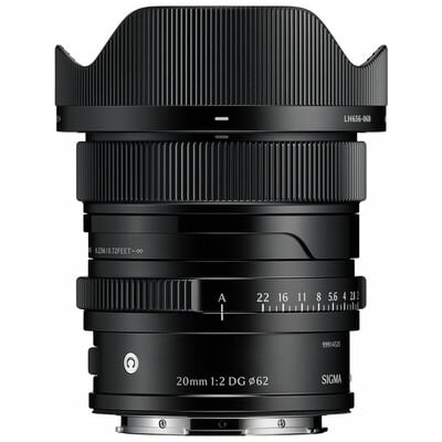 20mm F2 DG | Contemporary Lマウント ブラック
