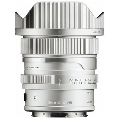20mm F2 DG | Contemporary Lマウント シルバー