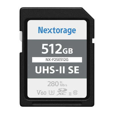 NX-F2SE512G SDXC UHS-II U3 V60 メモリーカード 512GB