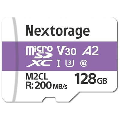 microSDXC UHS-I V30 U3 CL10 メモリーカード 128GB NX-M2CL128G