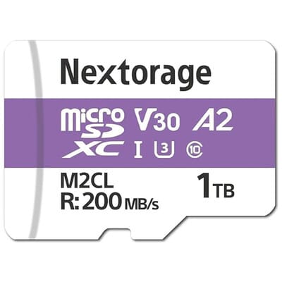 microSDXC UHS-I V30 U3 CL10 メモリーカード 1TB NX-M2CL1TB