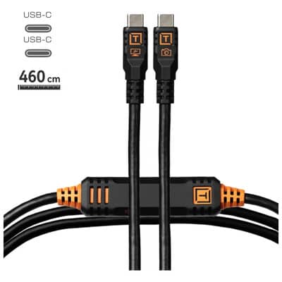 テザープロ オプティマ 10G USB-C ケーブル(4.6m) ブラック CUC15G2-BLK
