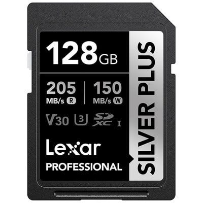 Professional SILVER PLUS SDXC UHS-I V30 128GB 並行輸入品 LSDSIPL128G-BNNNG