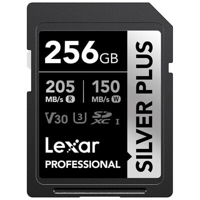 Professional SILVER PLUS SDXC UHS-I V30 256GB 並行輸入品 LSDSIPL256G-BNNNG
