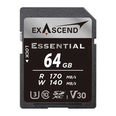 Essential UHS-I SDXC Card 64GB V30 EX64GSDU1-S
