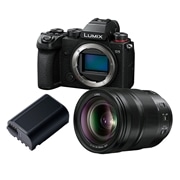 LUMIX S5 フジヤカメラセット LUMIX S24-105mm F4 MACRO O.I.S + DMW-BLK22