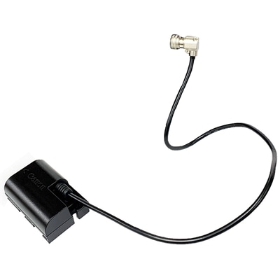 MCABLE-LPE6C-HR4PL-40cm Canon R5C用LP-E6 Canon純正カプラー8.4V(7.2V) ヒロセ4ピン L字40cm
