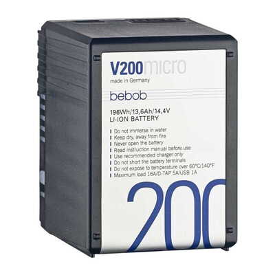 V200MICRO [micro VMount Li-Ionバッテリー14.4V / 196Wh]