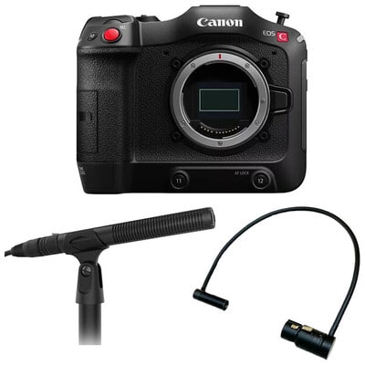 EOS C70  フジヤカメラセット S-Mic 3S + miniXLR3P(M)-XLR3P(F)-CTL(アウトレット)