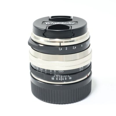 NOKTON vintage line 50mm F1.5 Aspherical Ⅱ VM Nickel・ブラックペイント SC