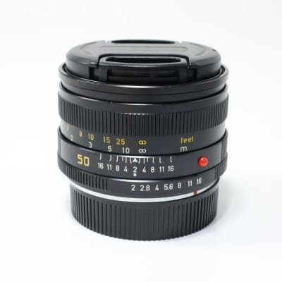 ライカ ライツ ドイツ製 ズミクロンR 50mm F2(OH済み)+純正フード Leica ズミクロン R 50mm F2 3カム 中古 C2120123202681|中古