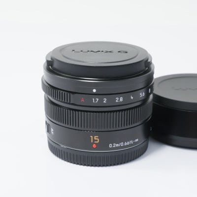 LEICA DG SUMMILUX 15mm/F1.7 ASPH. ブラック H-X015-K