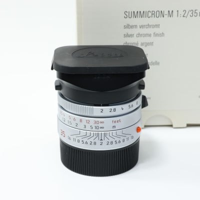 ［超美品］ズミクロンM f2/35mm ASPH. 　保証書・純正フィルター付 超美品］ズミクロンM f2/35mm ASPH. 保証書・純正フィルター付