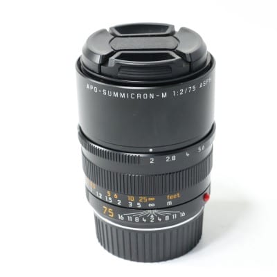 ライカ アポ・ズミクロンM f2/75mm ASPH. ブラック 11637C