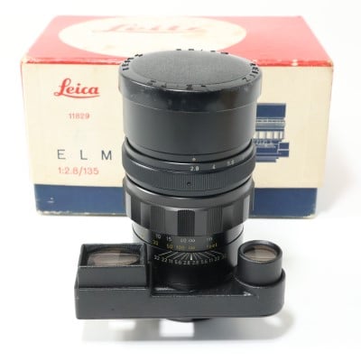 エルマリート M 135mm F2.8 ブラック メガネ付 前期