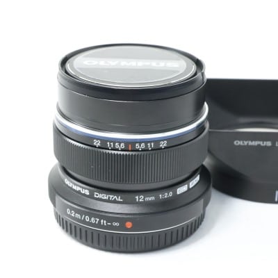 M.ZUIKO DIGITAL ED 12mm F2.0 ブラック