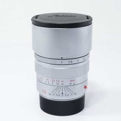 ズミクロン M 90mm F2 Ver.4 シルバー E55