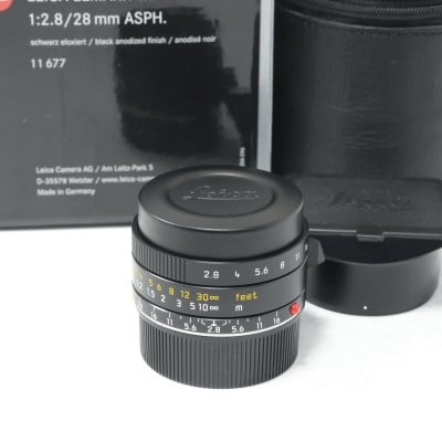 ライカ エルマリートM f2.8/28mm ASPH. ブラック 11677